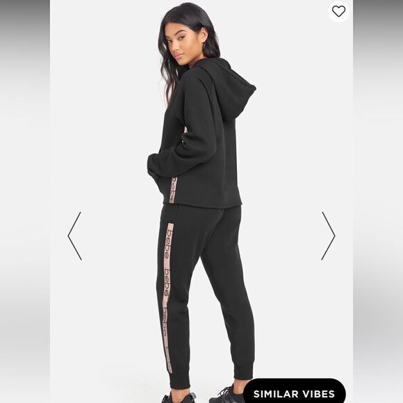 Bebe Sport Sequin Stripe Joggers - Picture 3 of 7